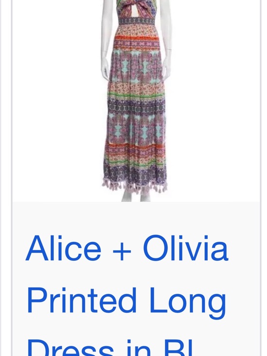 Alice + Olivia Dresses & Skirts - Alice + Olivia Purple and Multicolor Bohemian Maxi Skirt size 8